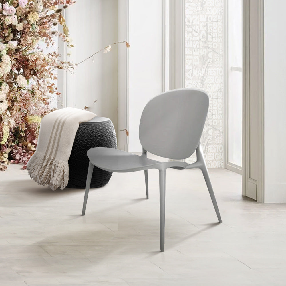 Silla Poltrona BE BOP Gris, Kartell